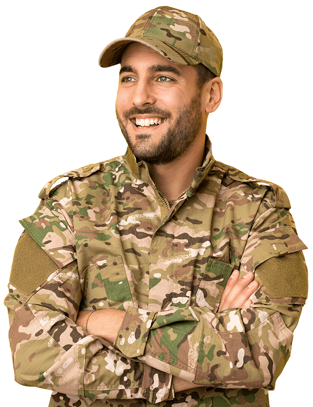 Mann in Bundeswehruniform